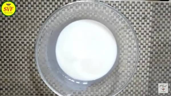 mix ingredients to make dough for mince pizza