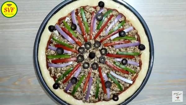 place olive slices