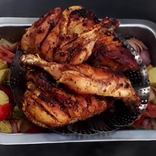 steamed chicken and vegetables recipe