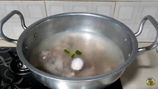 add garlic green chili and onion