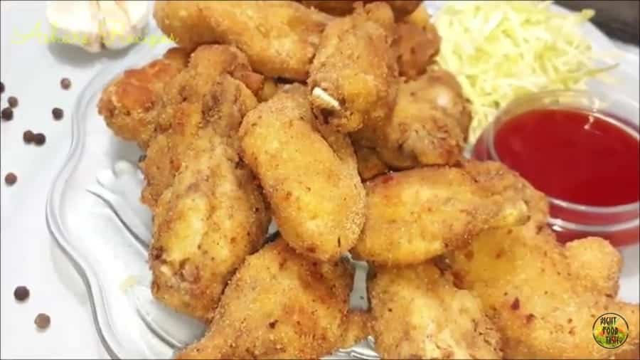 fried chicken wings recipe