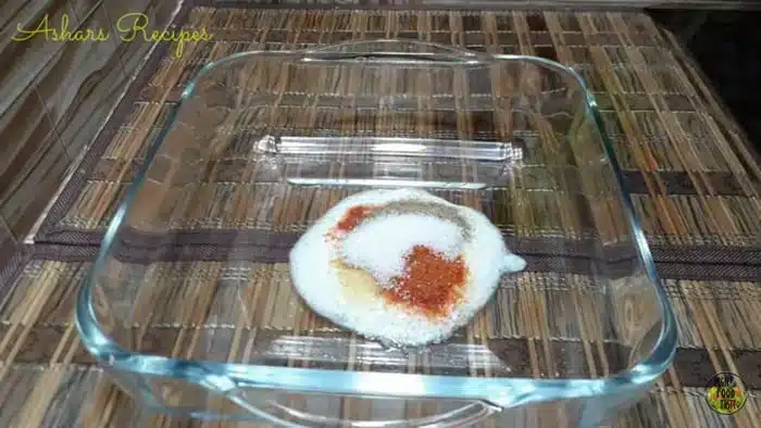prepare marinade for chicken wings