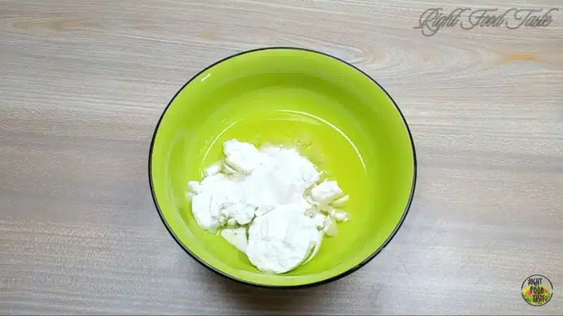 whisking the cooking oil sugar and salt