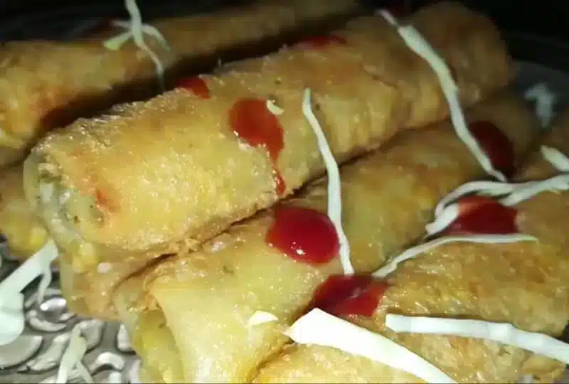 fried chicken rolls