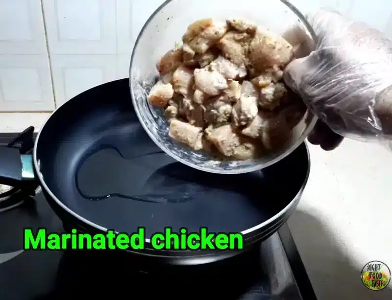 creamy chicken pizza step4