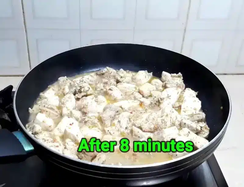 creamy chicken pizza step6