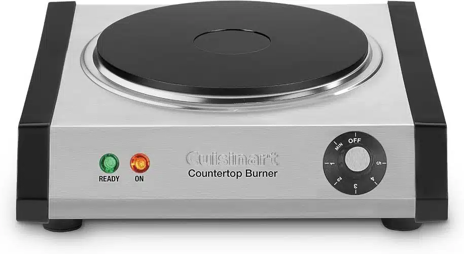Cuisinart CB-30P1 Cast-Iron Single Burner, Stainless Steel