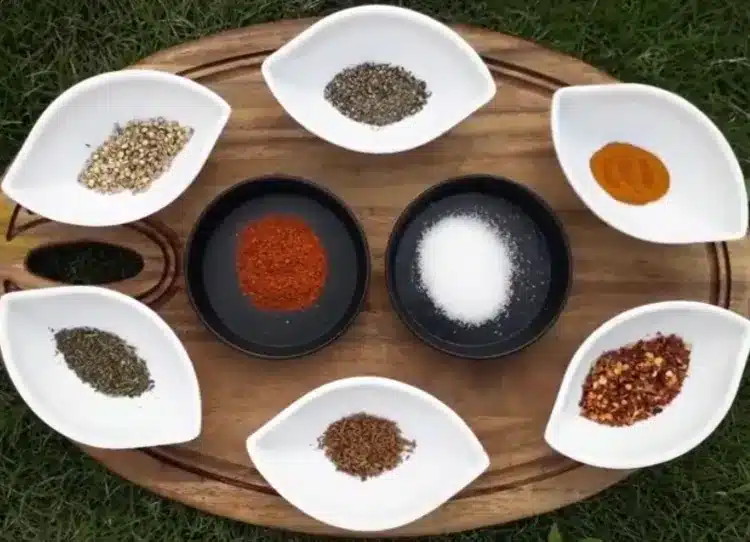 freshly groung spices