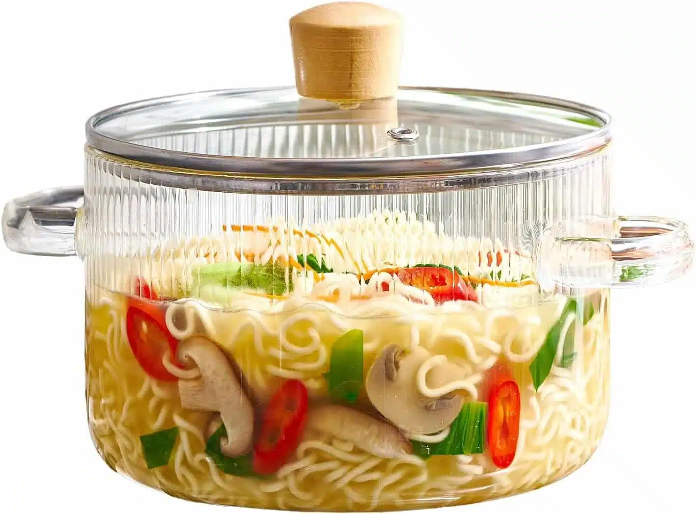 Glass Cooking Pot with Lid - 1.6L(54oz) Heat Resistant Borosilicate Glass Cookware Stovetop Pot Set - Simmer Pot with Cover Safe for Soup, Milk, Baby Food Glass Cooking Pot with Lid - 1.6L(54oz) Heat Resistant Borosilicate Glass Cookware Stovetop Pot Set - Simmer Pot with Cover Safe for Soup, Milk, Baby Food